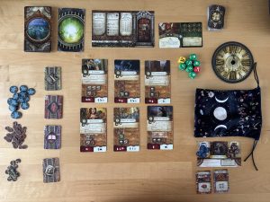 Elder Sign - setup with first investigator...